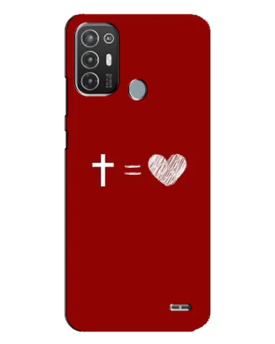 Чехол для TECNO Pop 6 Pro (BE8) с картинкой «Уравнение любви» Чехол для TECNO Pop 6 Pro (BE8) с картинкой «Уравнение любви»
