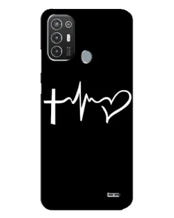 Чехол для TECNO Pop 6 Pro (BE8) с картинкой «Пульс веры»
