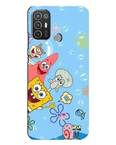 Чехол для TECNO Pop 6 Pro (BE8) с картинкой «Веселые пузырьки»