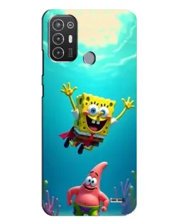 Чехол для TECNO Pop 6 Pro (BE8) с картинкой «Спанч Боб под водой» Чехол для TECNO Pop 6 Pro (BE8) с картинкой «Спанч Боб под водой»