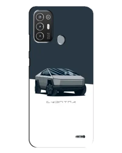Чехол для TECNO Pop 6 Pro (BE8) с картинкой «Серебристый Cybertruck Tesla» Чехол для TECNO Pop 6 Pro (BE8) с картинкой «Серебристый Cybertruck Tesla»