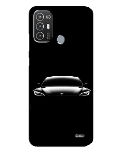 Чехол для TECNO Pop 6 Pro (BE8) с картинкой «Фары Tesla Night» Чехол для TECNO Pop 6 Pro (BE8) с картинкой «Фары Tesla Night»
