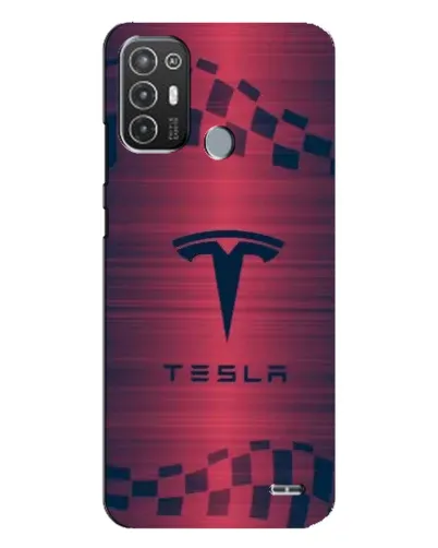 Чехол для TECNO Pop 6 Pro (BE8) с картинкой «Тесла красный карбон» Чехол для TECNO Pop 6 Pro (BE8) с картинкой «Тесла красный карбон»