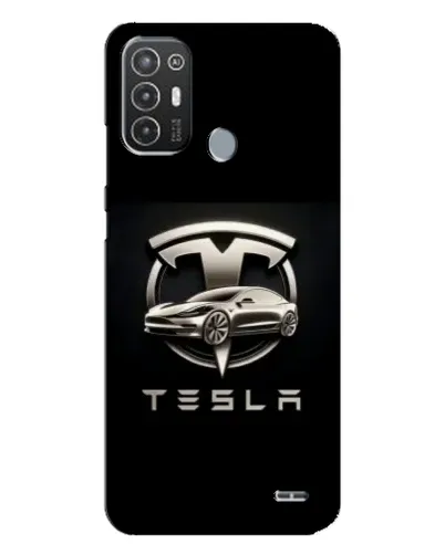 Чехол для TECNO Pop 6 Pro (BE8) с картинкой «Tesla — серебристое авто» Чехол для TECNO Pop 6 Pro (BE8) с картинкой «Tesla — серебристое авто»