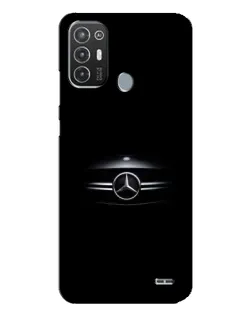 Чехол для TECNO Pop 6 Pro (BE8) с картинкой «Mercedes — абстрактные линии»