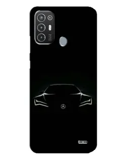 Чехол для TECNO Pop 6 Pro (BE8) с картинкой «Mercedes — силуэт авто» Чехол для TECNO Pop 6 Pro (BE8) с картинкой «Mercedes — силуэт авто»