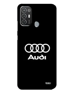 Чехол для TECNO Pop 6 Pro (BE8) с картинкой «Классическое лого Audi»