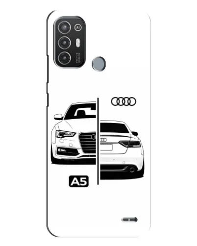 Чехол для TECNO Pop 6 Pro (BE8) с картинкой «Audi — контрастный дизайн» Чехол для TECNO Pop 6 Pro (BE8) с картинкой «Audi — контрастный дизайн»
