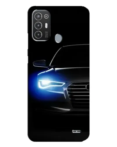 Чехол для TECNO Pop 6 Pro (BE8) с картинкой «Неоновый взгляд Audi» Чехол для TECNO Pop 6 Pro (BE8) с картинкой «Неоновый взгляд Audi»