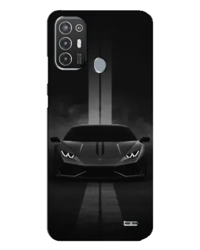 Чехол для TECNO Pop 6 Pro (BE8) с картинкой «Lamborghini симметрия дорог»