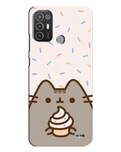 Чехол для TECNO Pop 6 Pro (BE8) с картинкой «Пушин с кексом» Чехол для TECNO Pop 6 Pro (BE8) с картинкой «Пушин с кексом»