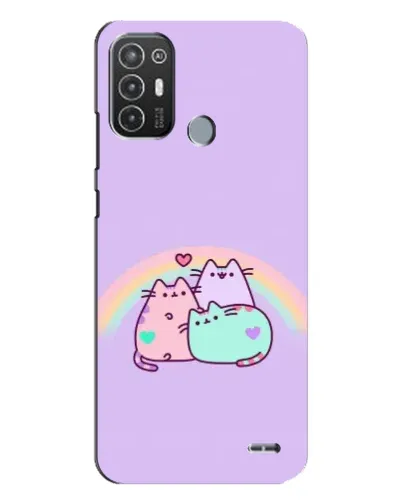 Чехол для TECNO Pop 6 Pro (BE8) с картинкой «Радужные Пушины» Чехол для TECNO Pop 6 Pro (BE8) с картинкой «Радужные Пушины»