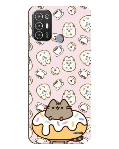 Чехол для TECNO Pop 6 Pro (BE8) с картинкой «Пушин на пончике» Чехол для TECNO Pop 6 Pro (BE8) с картинкой «Пушин на пончике»