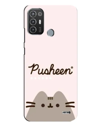 Чехол для TECNO Pop 6 Pro (BE8) с картинкой «Pusheen логотип» Чехол для TECNO Pop 6 Pro (BE8) с картинкой «Pusheen логотип»