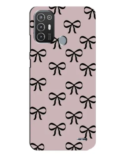 Чехол для TECNO Pop 6 Pro (BE8) с картинкой «Черные бантики» Чехол для TECNO Pop 6 Pro (BE8) с картинкой «Черные бантики»