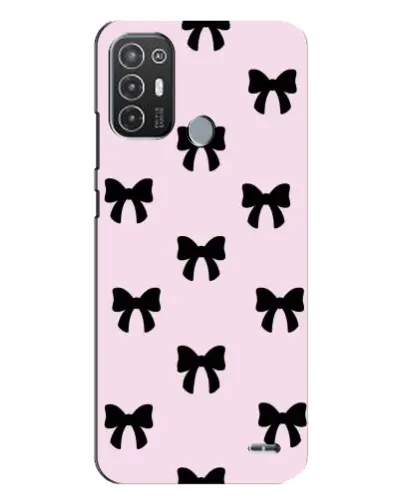 Чехол для TECNO Pop 6 Pro (BE8) с картинкой «Черные банты Coquette» Чехол для TECNO Pop 6 Pro (BE8) с картинкой «Черные банты Coquette»