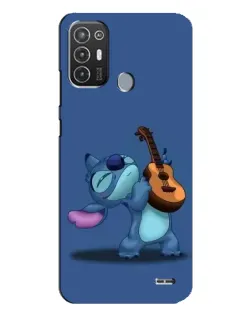 Чохол для TECNO Pop 6 Pro (BE8) з картинкою «Стіч з укулеле»