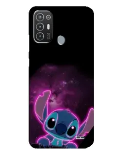 Чохол для TECNO Pop 6 Pro (BE8) з картинкою «Неоновий Stitch»