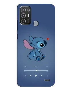 Чохол для TECNO Pop 6 Pro (BE8) з картинкою «Музичний Stitch»