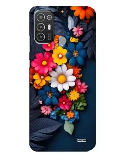 Чехол для TECNO Pop 6 Pro (BE8) с картинкой «Цветочная феерия»