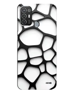 Чехол для TECNO Pop 6 Pro (BE8) с картинкой «Белая объемная сетка» Чехол для TECNO Pop 6 Pro (BE8) с картинкой «Белая объемная сетка»