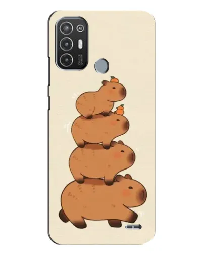 Чехол для TECNO Pop 6 Pro (BE8) с картинкой «Башня из капибар» Чехол для TECNO Pop 6 Pro (BE8) с картинкой «Башня из капибар»
