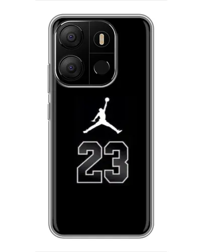Чехол для TECNO Pop 7 Pro с картинкой «Jordan Flight 23»