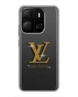 Чехол для TECNO Pop 7 Pro с картинкой «Градиент Louis Vuitton»