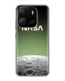 Чехол для TECNO Pop 7 Pro с картинкой «NASA — лунный градиент»