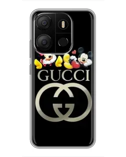 Чехол для TECNO Pop 7 Pro с картинкой «Gucci — герои Disney» Чехол для TECNO Pop 7 Pro с картинкой «Gucci — герои Disney»