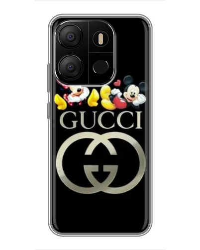 Чехол для TECNO Pop 7 Pro с картинкой «Gucci — герои Disney» Чехол для TECNO Pop 7 Pro с картинкой «Gucci — герои Disney»