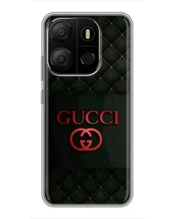 Чехол для TECNO Pop 7 Pro с картинкой «Gucci — стеганый черный» Чехол для TECNO Pop 7 Pro с картинкой «Gucci — стеганый черный»