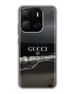 Чехол для TECNO Pop 7 Pro с картинкой «Gucci — морской прибой» Чехол для TECNO Pop 7 Pro с картинкой «Gucci — морской прибой»