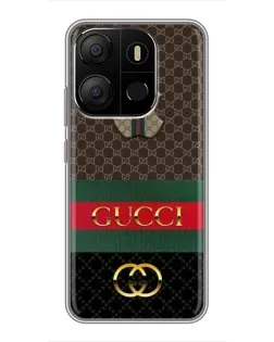 Чехол для TECNO Pop 7 Pro с картинкой «Gucci — брендированный десерт» Чехол для TECNO Pop 7 Pro с картинкой «Gucci — брендированный десерт»