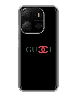 Чехол для TECNO Pop 7 Pro с картинкой «Gucci — красный градиент» Чехол для TECNO Pop 7 Pro с картинкой «Gucci — красный градиент»
