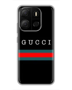 Чехол для TECNO Pop 7 Pro с картинкой «Gucci — красный пояс» Чехол для TECNO Pop 7 Pro с картинкой «Gucci — красный пояс»