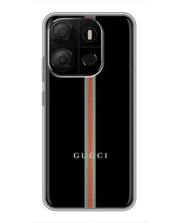 Чехол для TECNO Pop 7 Pro с картинкой «Gucci — строгая линия» Чехол для TECNO Pop 7 Pro с картинкой «Gucci — строгая линия»