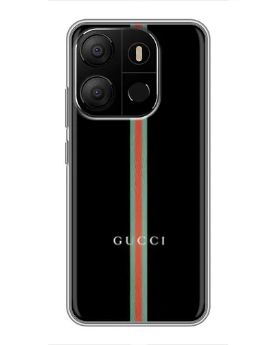 Чехол для TECNO Pop 7 Pro с картинкой «Gucci — строгая линия» Чехол для TECNO Pop 7 Pro с картинкой «Gucci — строгая линия»