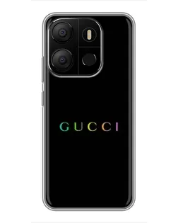 Чехол для TECNO Pop 7 Pro с картинкой «Gucci — неоновый минимализм» Чехол для TECNO Pop 7 Pro с картинкой «Gucci — неоновый минимализм»