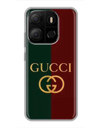 Чохол для TECNO Pop 7 Pro з картинкою «Gucci — темно-зелений градієнт» Чохол для TECNO Pop 7 Pro з картинкою «Gucci — темно-зелений градієнт»