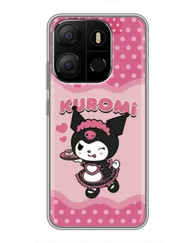Чехол для TECNO Pop 7 Pro с картинкой «Розовая Куроми»