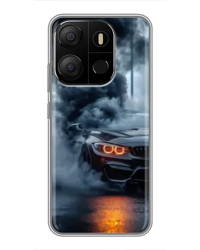 Чехол для TECNO Pop 7 Pro с картинкой «BMW M-Power — абстракция» Чехол для TECNO Pop 7 Pro с картинкой «BMW M-Power — абстракция»