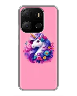 Чехол для TECNO Pop 7 Pro с картинкой «Сказочный единорог»