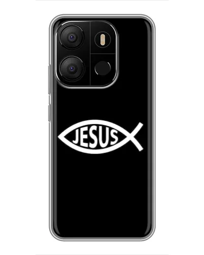 Чехол для TECNO Pop 7 Pro с картинкой «Классический Jesus»