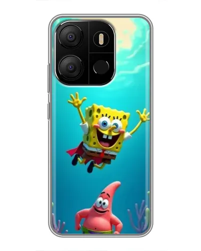 Чехол для TECNO Pop 7 Pro с картинкой «Спанч Боб под водой» Чехол для TECNO Pop 7 Pro с картинкой «Спанч Боб под водой»