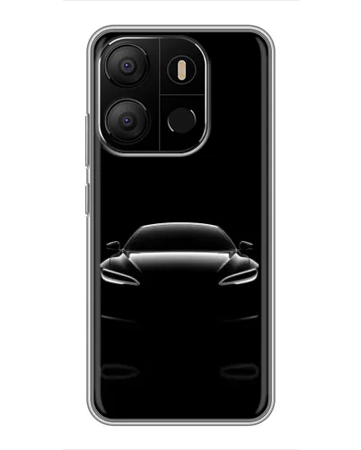 Чехол для TECNO Pop 7 Pro с картинкой «Силуэт Tesla Night» Чехол для TECNO Pop 7 Pro с картинкой «Силуэт Tesla Night»