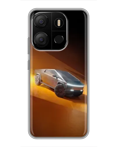 Чехол для TECNO Pop 7 Pro с картинкой «Cybertruck в пустыне» Чехол для TECNO Pop 7 Pro с картинкой «Cybertruck в пустыне»