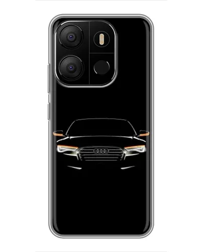 Чехол для TECNO Pop 7 Pro с картинкой «Audi — ночной контур» Чехол для TECNO Pop 7 Pro с картинкой «Audi — ночной контур»