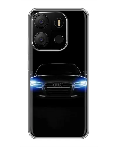 Чехол для TECNO Pop 7 Pro с картинкой «Audi в неоне» Чехол для TECNO Pop 7 Pro с картинкой «Audi в неоне»