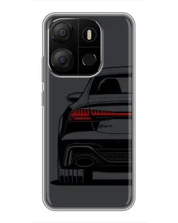Чехол для TECNO Pop 7 Pro с картинкой «Задняя часть Audi — арт» Чехол для TECNO Pop 7 Pro с картинкой «Задняя часть Audi — арт»